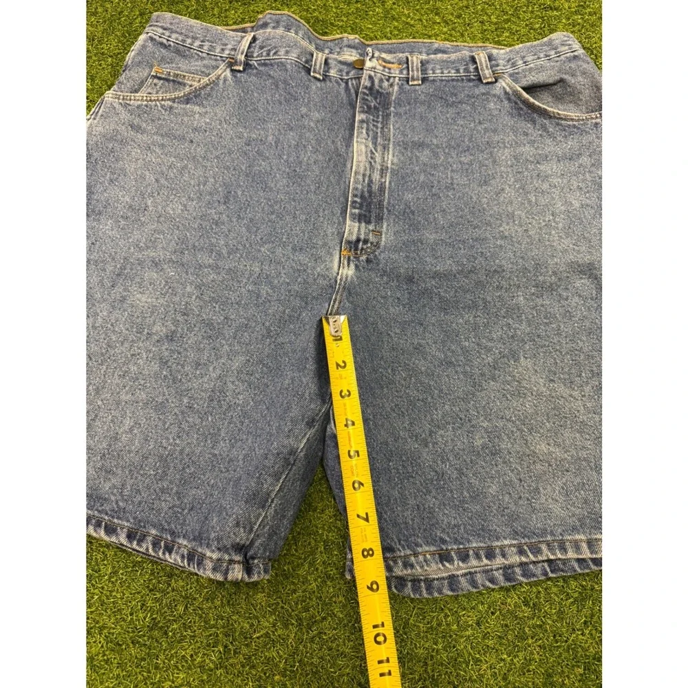 Y2K Wrangler Authentic Baggy Jeans Shorts Blue Denim Mens‎ Size 44 606W1DH